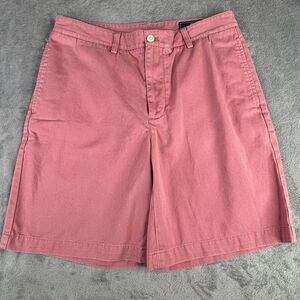 Vineyard Vines Shorts Mens 32 Red Pink‎ Cotton Twill Classic Chino Casual Summer